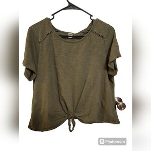 OLD NAVY Size Medium front tie accent